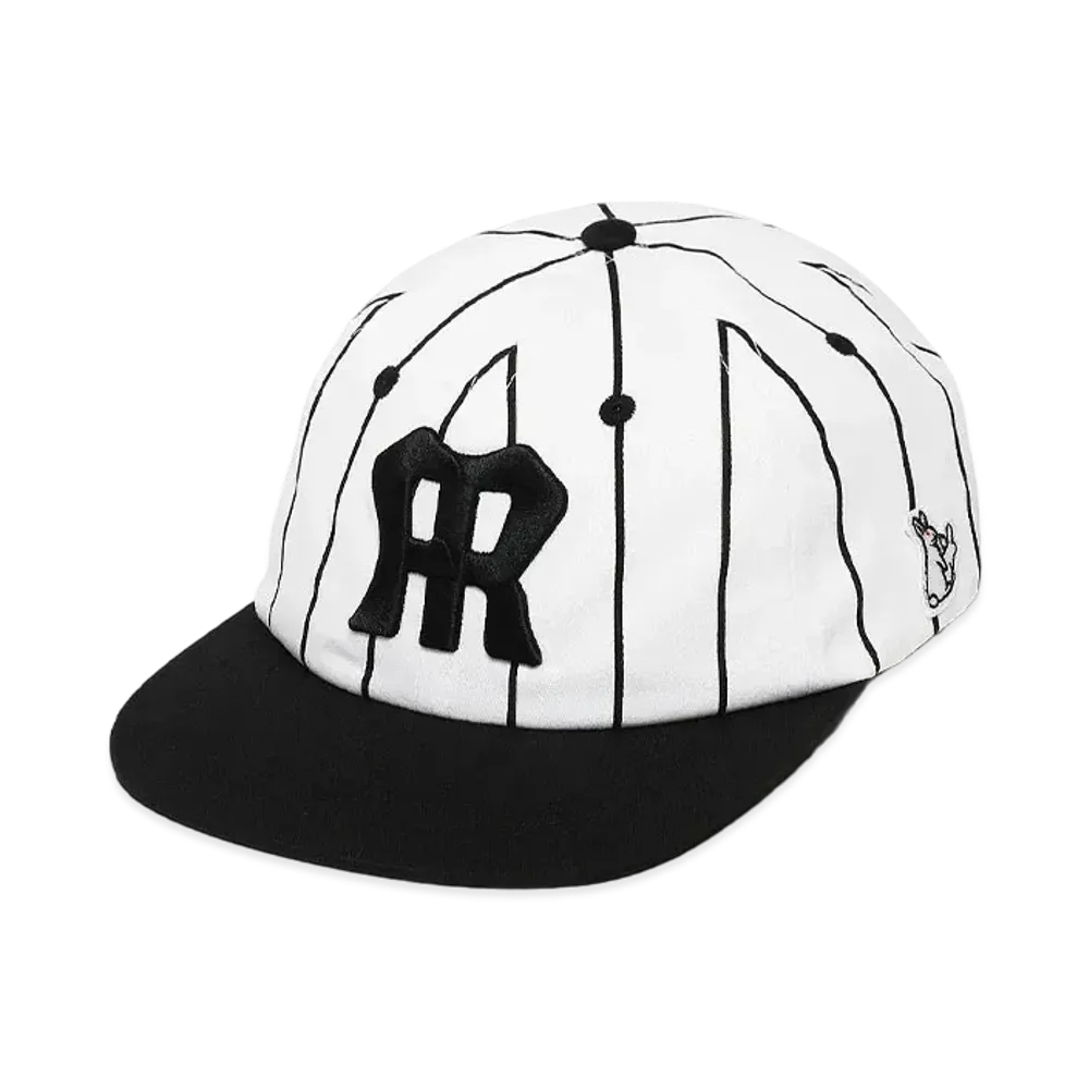 FR2 Embroidery Pin stripe Cap "White/Black"