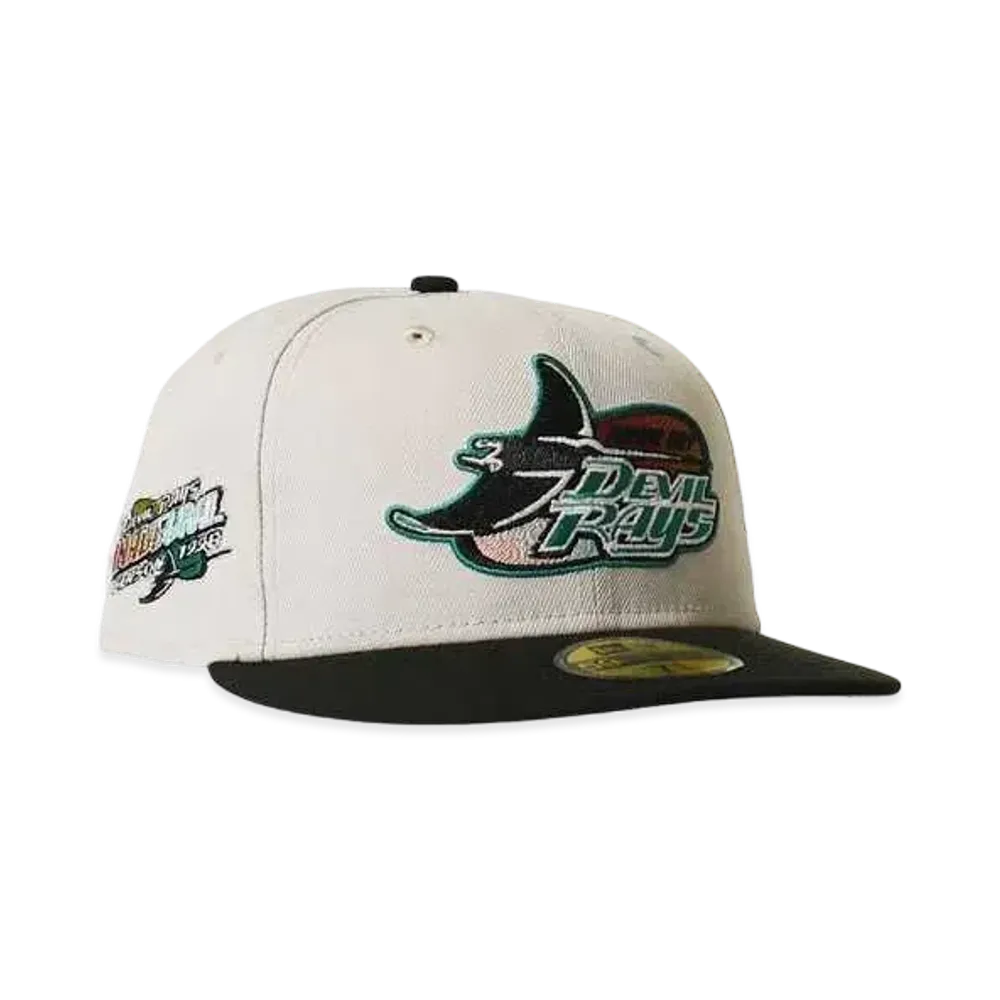 NEW ERA Tampa Bay Devil Rays 1998 inaugural season "NATURAL×BLACK"