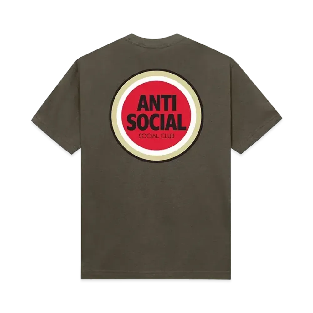 ANTI SOCIAL SOCIAL CLUB Bullseye Tee "Dusty Brown"