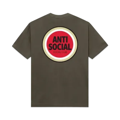 ANTI SOCIAL SOCIAL CLUB Bullseye Tee "Dusty Brown"