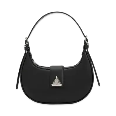 CHARLES & KEITH Triangle Buckle Belt Shoulder Bag "Noir"
