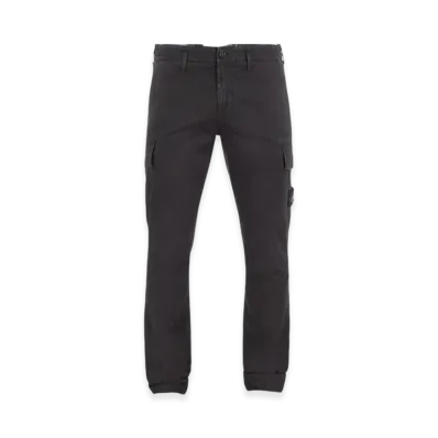 Stone Island 30604 Old Treatment Skinny Fit Cargo Pants - 24SS "Black"