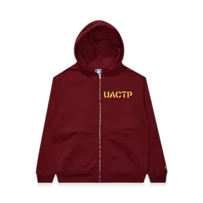 UNDEFEATED UACTP XXL Zip Hood "Burgundy"
