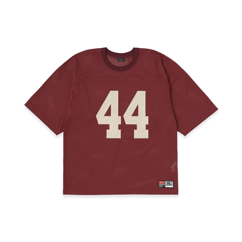 SEDAN ALL-PURPOSE Mesh Football Tee "Burgundy"