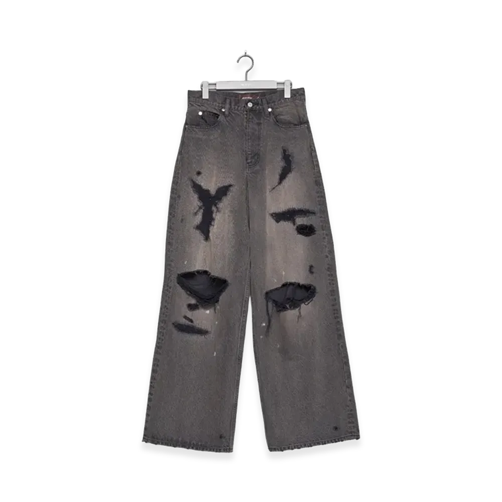MASU MB Baggy Jeans Angel Damage "Black"