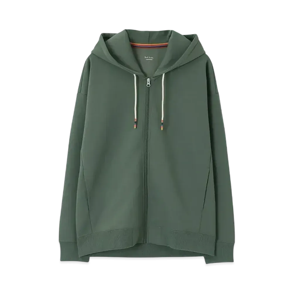 Paul Smith Crystal Rabbit Zip-Up Hoodie "Khaki"