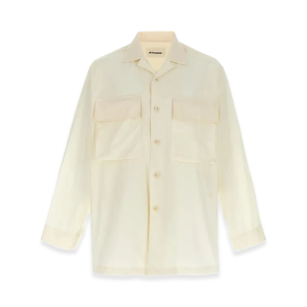 Jil Sander Logo Embroidery Shirt "White"