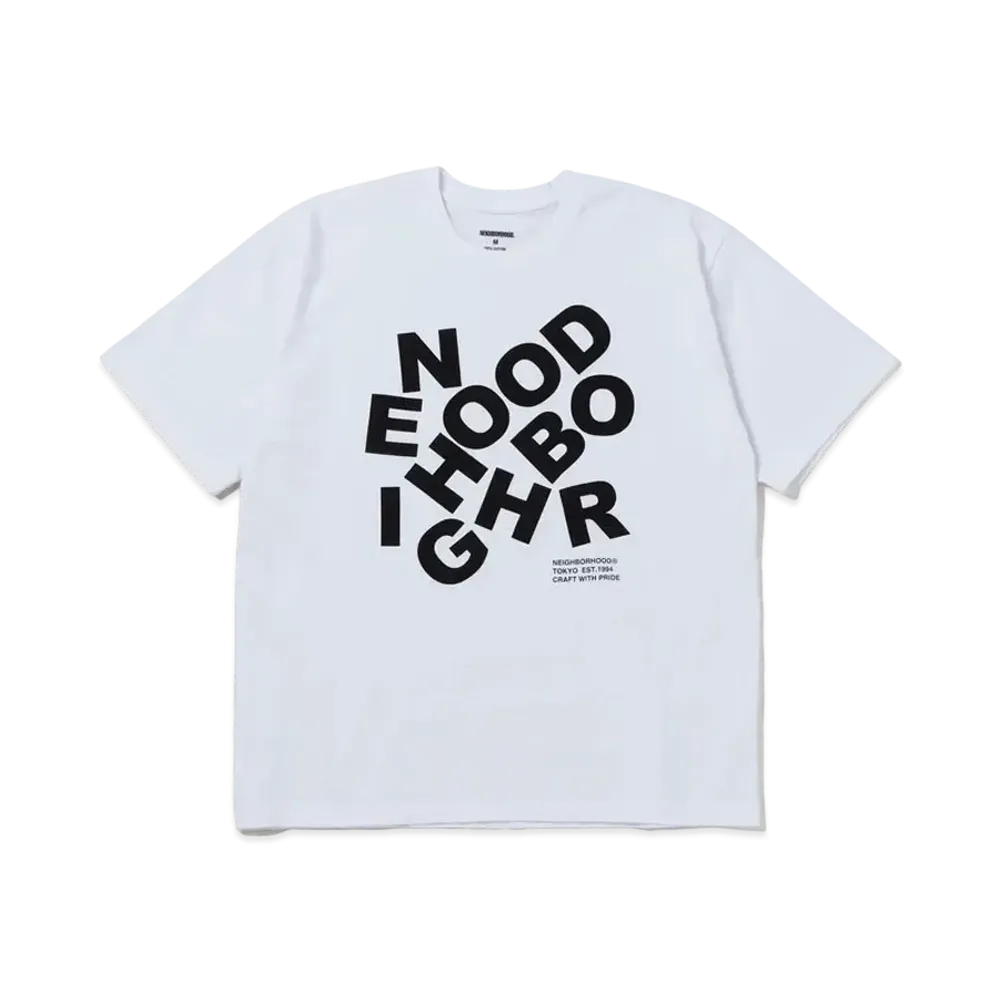 NEIGHBORHOOD NH . Tee SS-25 "White"