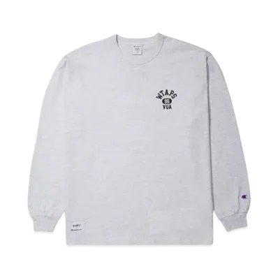 WTAPS x Champion Academy / LS / Cotton "Gray"