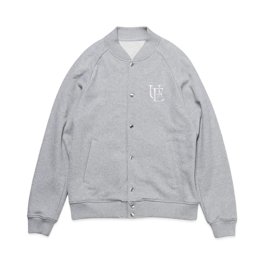 uniform experiment Sweat Varsity Jacket "Gray"