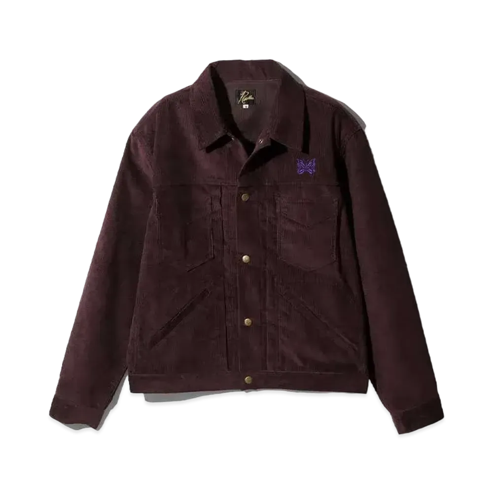 Needles Penny Jean Jacket 14W Corduroy "Brown"