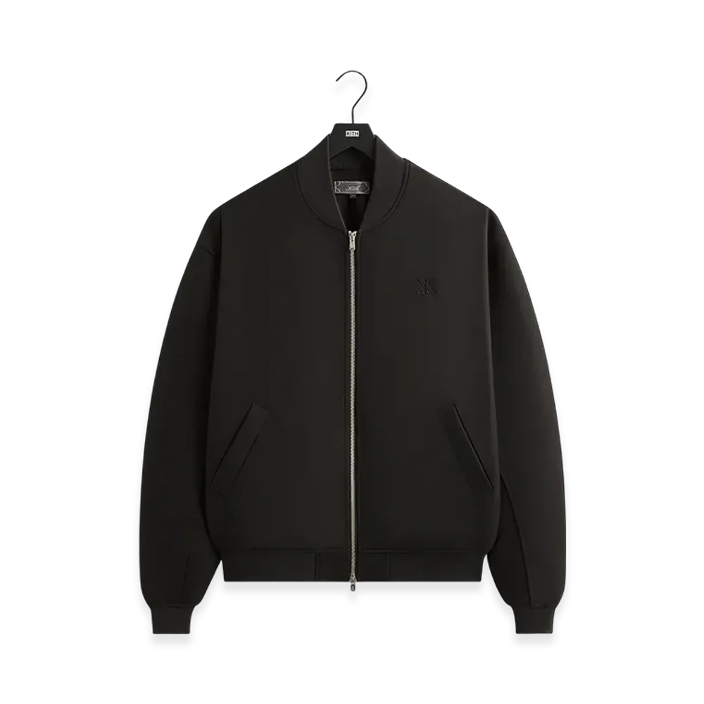 Kith Double Weave Avery Bomber Jacket "Black"