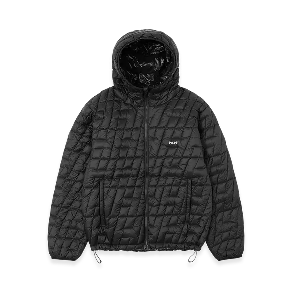 HUF x TAION Cascade Packable Hooded Down Jacket "Black"
