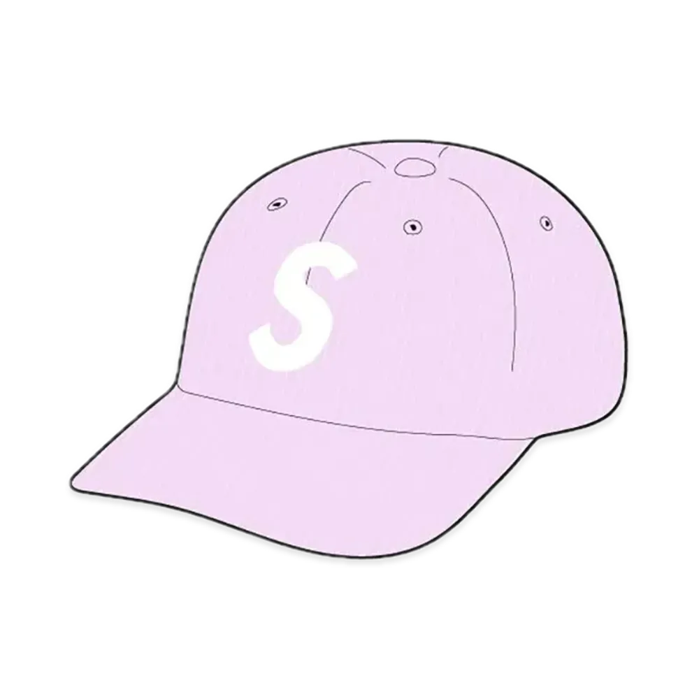 Supreme Corduroy S Logo 6-Panel "Light Purple"
