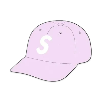 Supreme Corduroy S Logo 6-Panel "Light Purple"