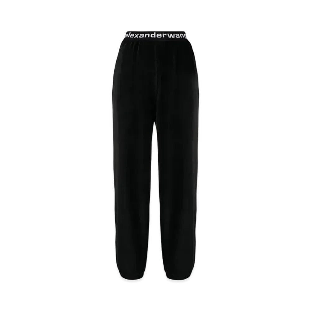 Alexander Wang Logo Track Pants "Black"