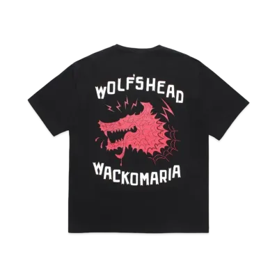 WACKO MARIA x Wolf's Head Heavy Weight Crew Neck T-Shirt "Black"
