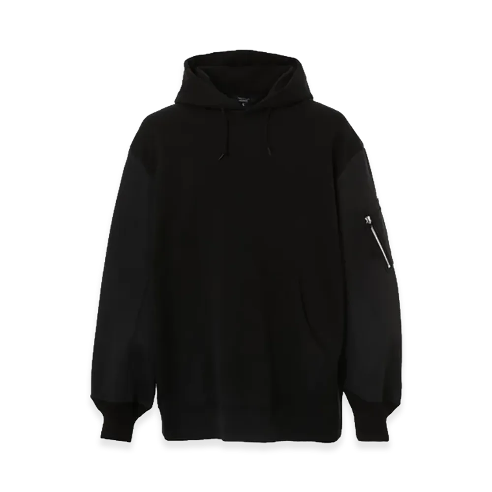 COMME des GARCONS HOMME Militaly Mix Sweat Hoody "Black"