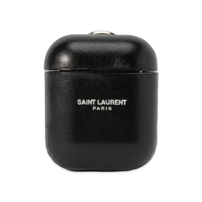 Saint Laurent Earphone Pouch (Airpods Case) "Black"