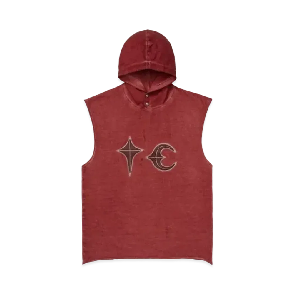 THUG CLUB Rock Hooded Vest "Red"