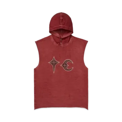 THUG CLUB Rock Hooded Vest "Red"
