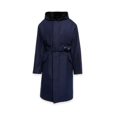 PRADA Technical Canvas Raincoat "Blue"
