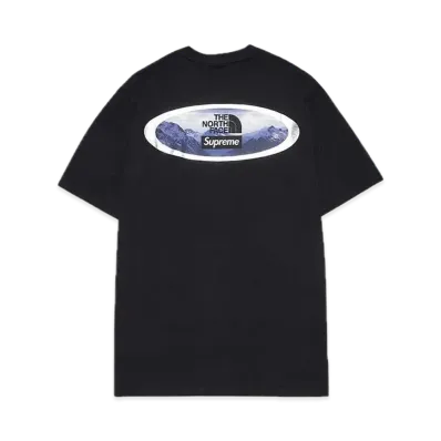 Supreme x The North Face Mountains Tee "Black"