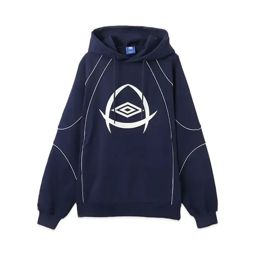 atmos x UMBRO Hooded Sweatshirt "Navy"