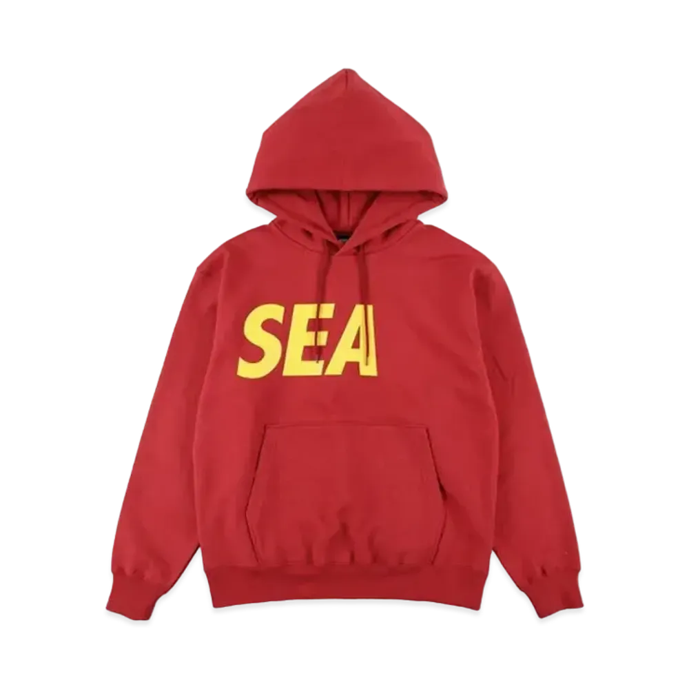 WIND AND SEA SEA Hoodie "Burgundy-Maize"