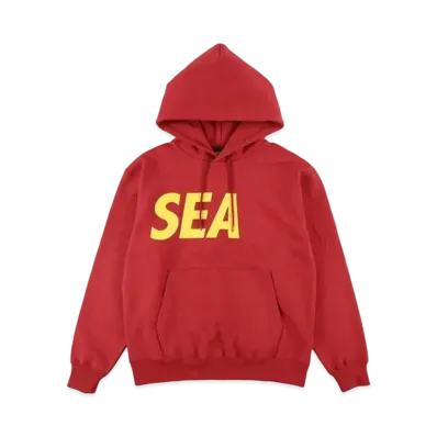 WIND AND SEA SEA Hoodie "Burgundy-Maize"
