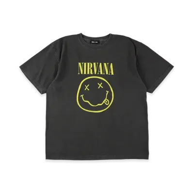 WIND AND SEA x NIRVANA Smiley S/S Tee "Black"