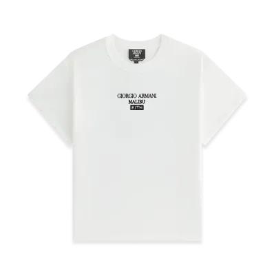 Kith x Giorgio Armani Women's Malibu Mulberry Tee "White"