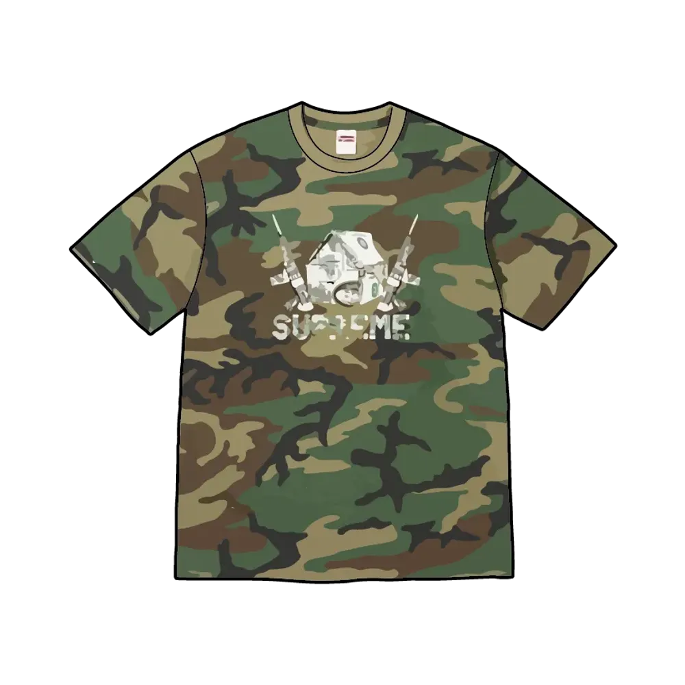 Supreme Origami Tee "Woodland Camo"