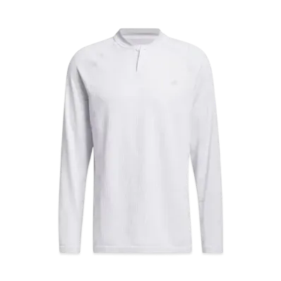 adidas Primeknit Side Seamless Stand Collar Long Sleeve Shirt "Grey Two"