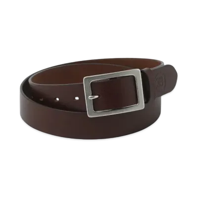 NEIGHBORHOOD Leather Wide Belt "Brown"