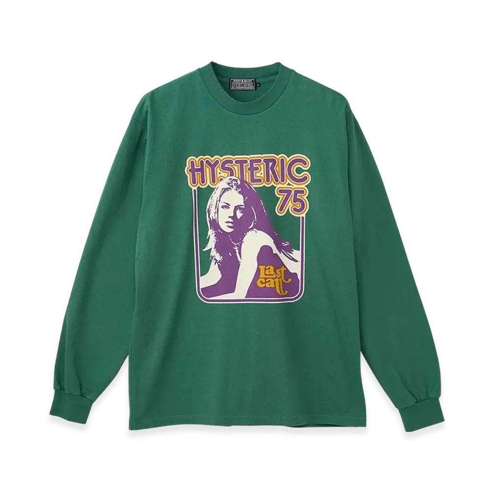HYSTERIC GLAMOUR Last Call 75 T-Shirt "Green"