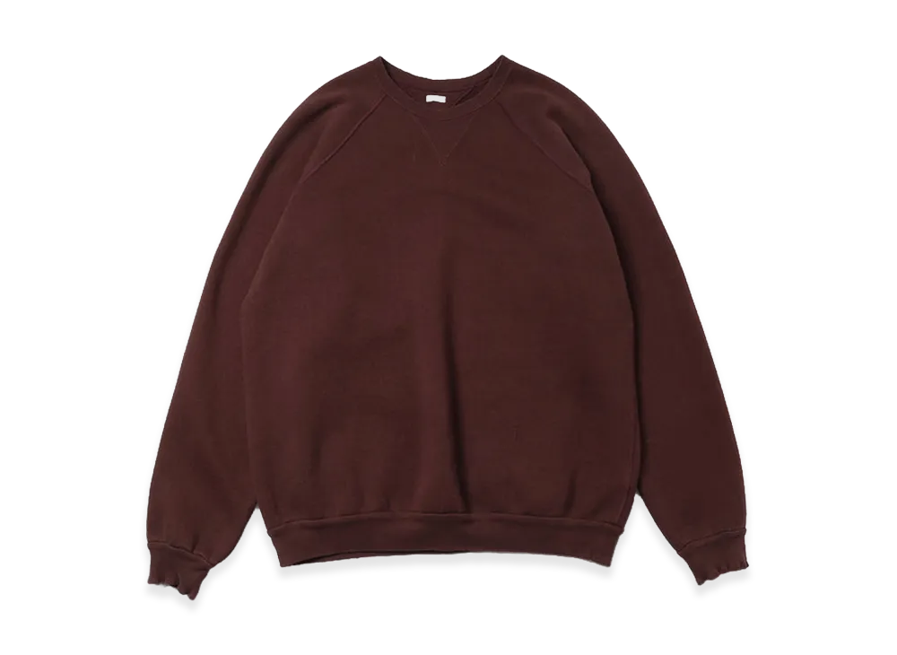 A.PRESSE Vintage Double V Sweatshirt "Burgundy"