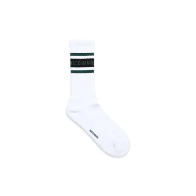 WACKO MARIA Sports Socks "White/Green"