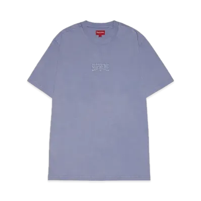 Supreme Acid Wash S/S Top "Light Blue"