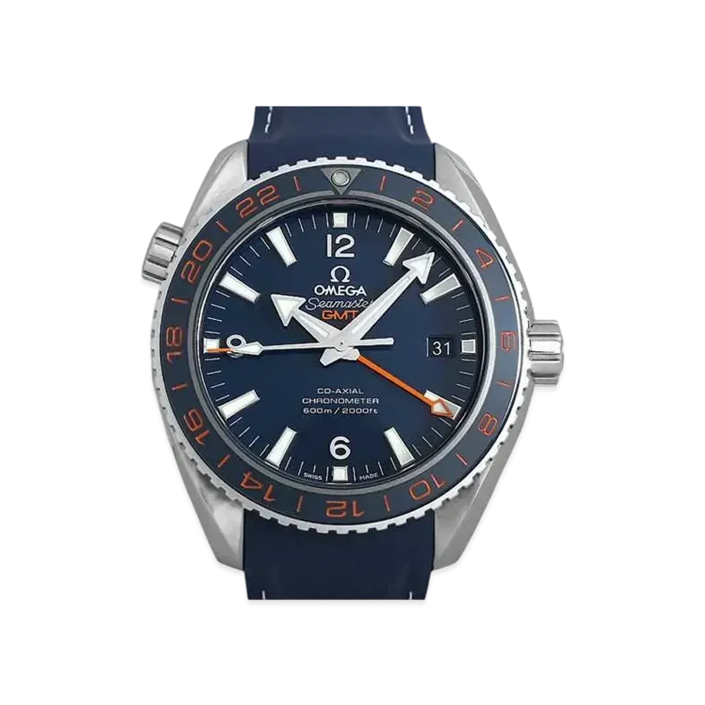 OMEGA Seamaster Planet Ocean 600M GMT Good Planet "Blue" 232.32.44.22.03.001