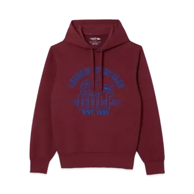 LACOSTE Golf Stitch Hoodie "Bordeaux"