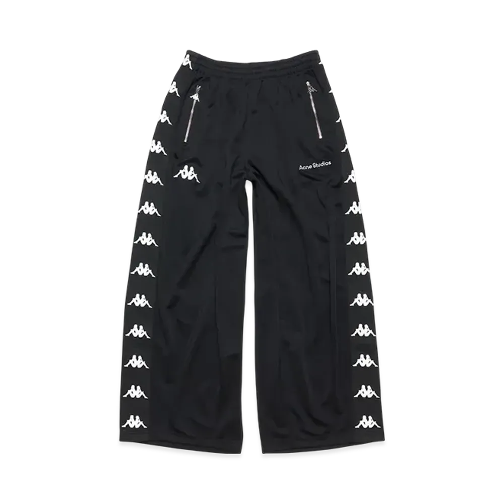 Acne Studios x Kappa Relaxed Fit Trousers "Black"