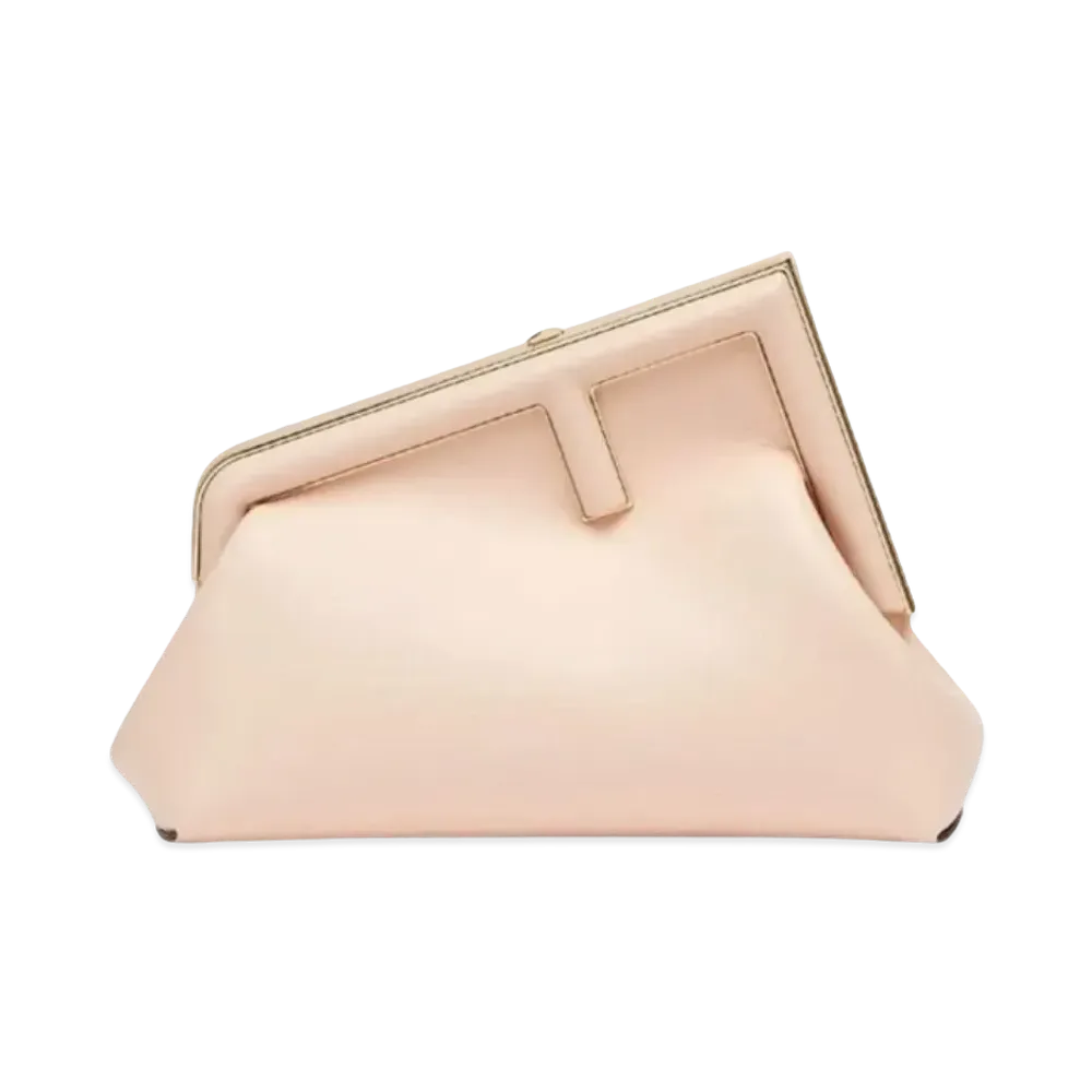 FENDI First Small Leather Bag "Pale Pink"