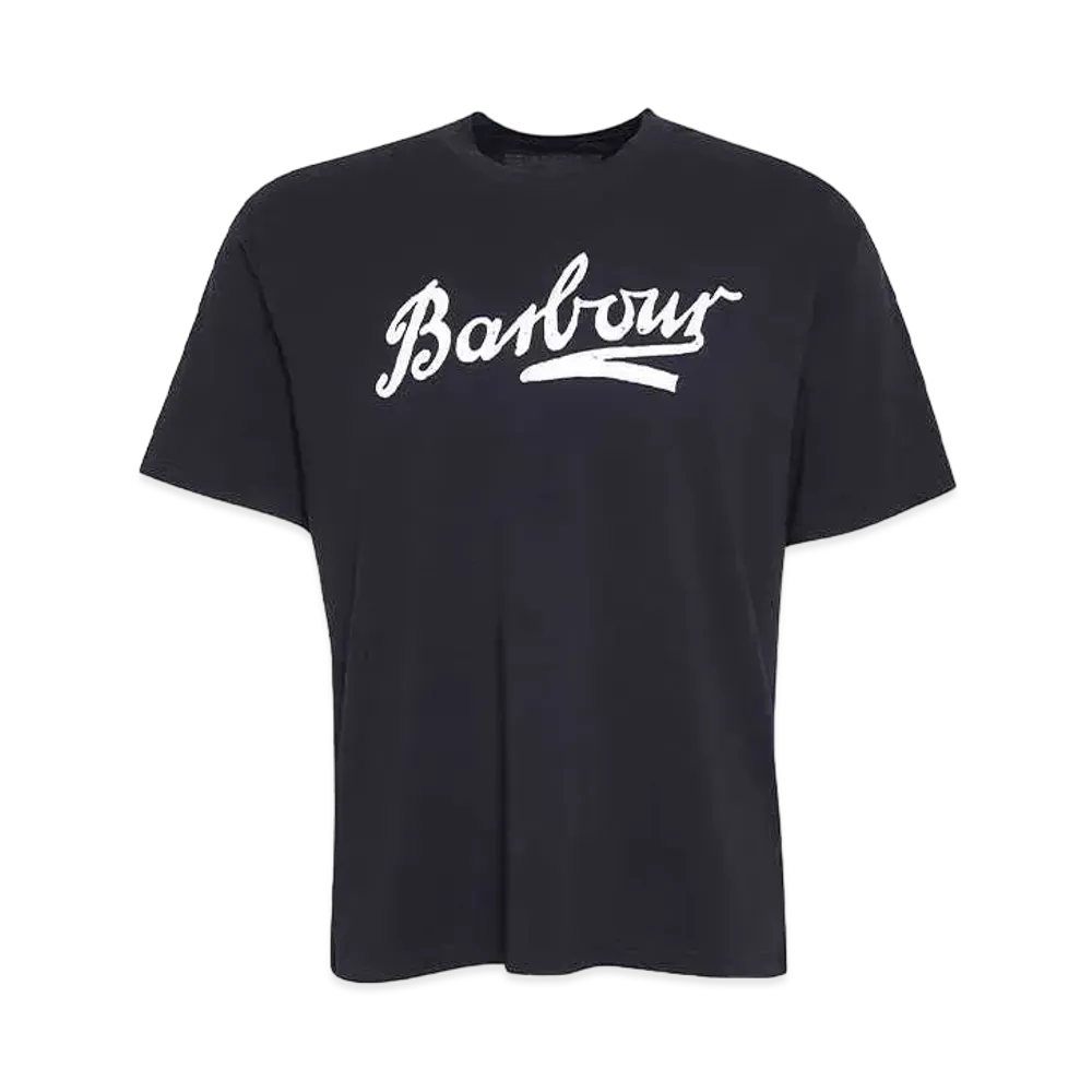 Barbour Grainger Archive Logo Relaxed Fit T-Shirt "Black"