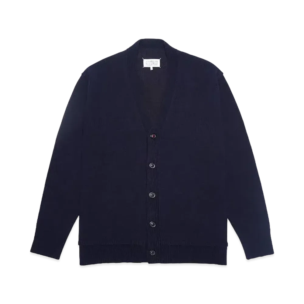 Maison Margiela KNIT CARDIGAN "NAVY"