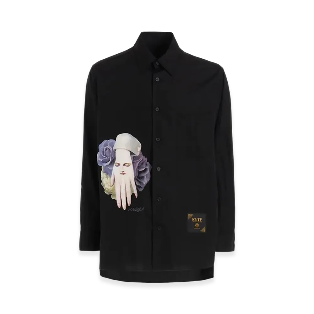 S'YTE x Koichi Iyoda Artwork Printed Shirt -Nadja- "Black"