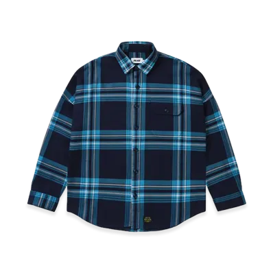 PALACE Surplus Flannel Shirt "Navy"
