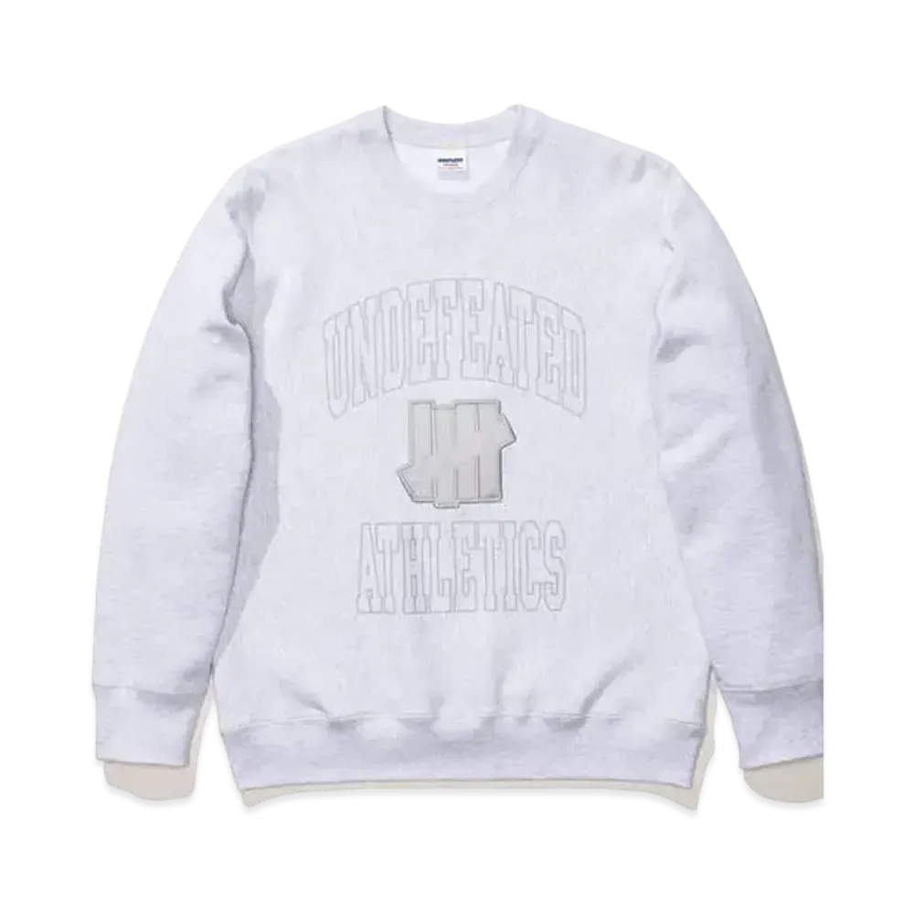 UNDEFEATED ATHLETICS CREWNECK - 20031 "Light Gray"