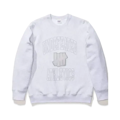 UNDEFEATED ATHLETICS CREWNECK - 20031 "Light Gray"