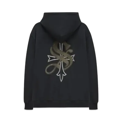 SUPPLIER Cross Zip Hoodie "Black"